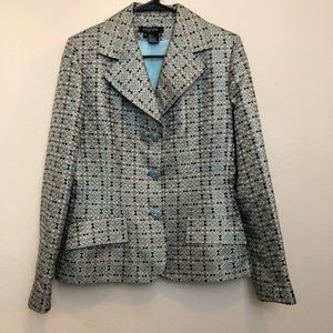Etcetera Statement Patterned Blazer Size 8